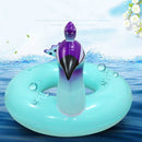 Blue Peacock Swimming Ring Adult Children Inflatable Seat Ring Lifebuoy, Size:90cm