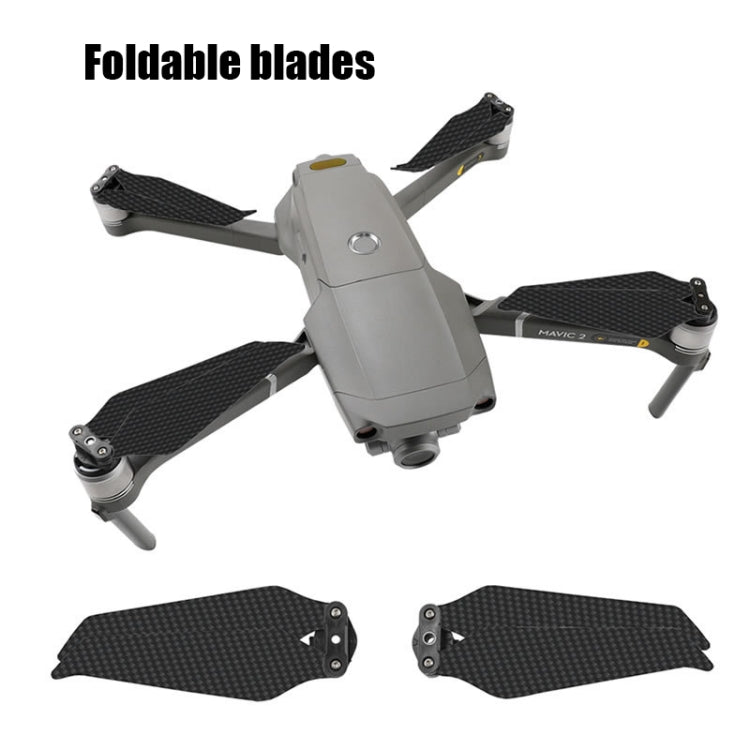 For DJI Mavic 2 Pro / Zoom Carbon Fiber Propeller Blade Quick Release Propeller, Colour: 2 PCS