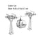 3 PCS 3D Metal Assembly Model World Building DIY Puzzle Toy, Style:Cable Car