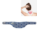 Graphene USB Far-infrared Electric Heating Neck with Cervical Spine and Neck Massager, Specification: DC Interface(Blue and White Porcelain)