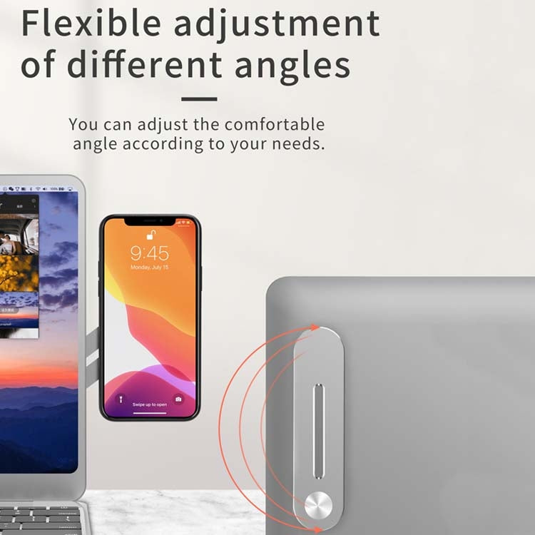 Metal Notebook Mobile Phone Expansion Bracket Tablet Computer Mobile Phone Two-in-one Expansion Magnetic Bracket