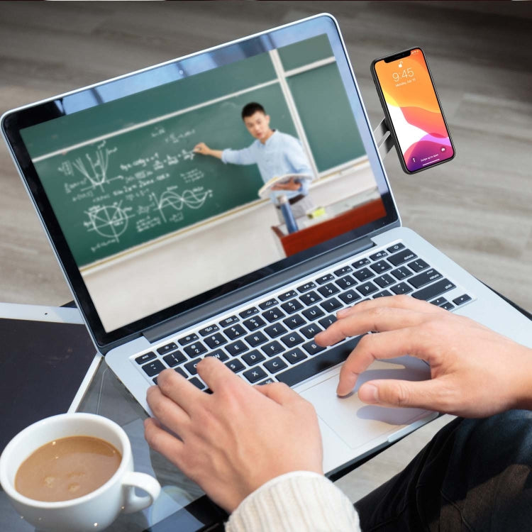 Metal Notebook Mobile Phone Expansion Bracket Tablet Computer Mobile Phone Two-in-one Expansion Magnetic Bracket