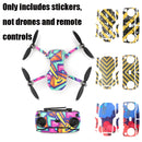 RCSTQ For DJI Mavic Mini Graffiti Style Color Pattern Drone Body & Controller Plastic Stickers(Arrow & Dot)