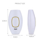 Ladies Painless Photon Laser Hair Removal Device, Specification:UK Plug(Black)