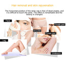 Ladies Painless Photon Laser Hair Removal Device, Specification:EU Plug(Black)