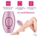 Ladies Painless Photon Laser Hair Removal Device, Specification:EU Plug(Black)