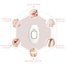 Ladies Painless Photon Laser Hair Removal Device, Specification:EU Plug(Black)