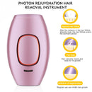 Ladies Painless Photon Laser Hair Removal Device, Specification:AU Plug(Rose Gold)