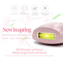 Ladies Painless Photon Laser Hair Removal Device, Specification:AU Plug(Rose Gold)