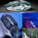 FREEDOM-WOLF X11 1600 DPI 6 Keys Wireless Rechargeable Luminous Mechanical Gaming Mouse(Black)