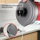 Oil Can Stainless Steel Strainer Household Kitchen Oil Storage Tank With Lid, Capacity: 1.4L