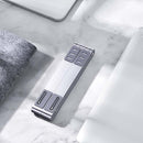 Metal Laptop Stand Computer Cooling Folding Mini Flat Raised Bracket(Silver)