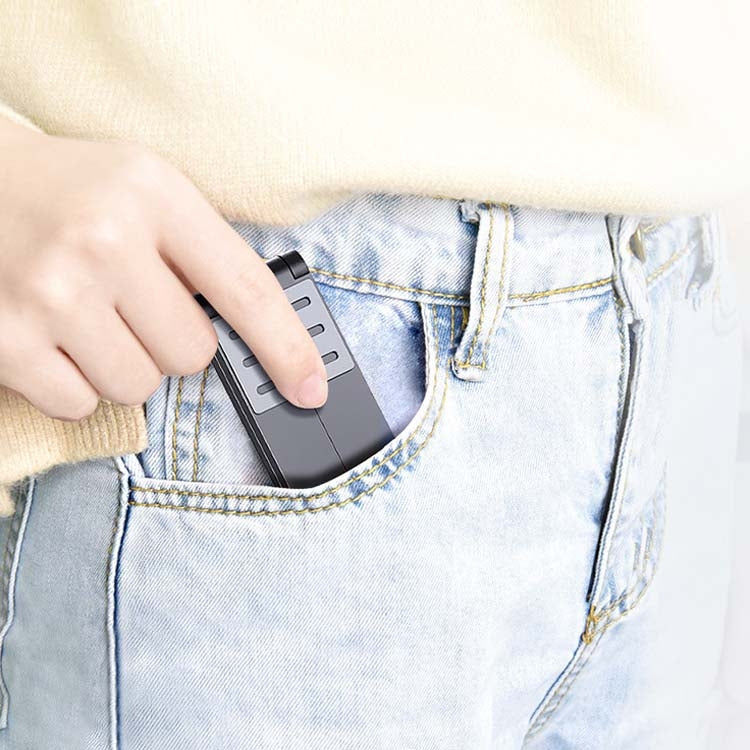 Metal Laptop Stand Computer Cooling Folding Mini Flat Raised Bracket(Silver)