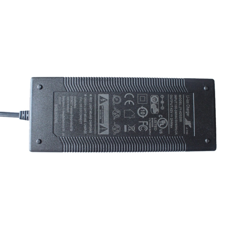 JY-420200 42V 2A Lithium Battery Charger for Electric Scooter(DC2.5)