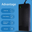 JY-420200 42V 2A Lithium Battery Charger for Electric Scooter(Small Aviation Head)