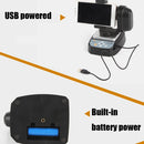 Zifon YT-500 Electronic 360 Degree Rotation Panoramic Head with Remote Controller for Smartphones, GoPro, DSLR Cameras