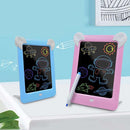 LED Luminous Drawing Board Electronic Fluorescent Writing Board Children Light Painting Message Board(Pink)