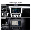 Universal Machine Android Smart Navigation Car Navigation DVD Reversing Video Integrated Machine, Size:9inch 2+32G, Specification:Standard+12 Lights Camera