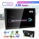 Universal Machine Android Smart Navigation Car Navigation DVD Reversing Video Integrated Machine, Size:9inch 2+32G, Specification:Standard+12 Lights Camera