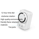 2 PCS ChangXin Electric Vehicle Timer Charger Mechanical Timer Socket Countdown Off Timer Socket(CX-05 220V)