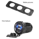 Car Mobile Phone Charger Multi-Port Fast Charging with Cigarette Lighter Multi-Function Digital Display Dual USB Car Charger(Blue Light)