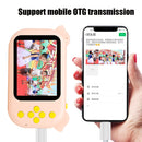2.4 inch Screen 1080P High-definition Shatter-resistant Ultra-thin Children Camera HD Photo and Video, Style:No Memory Card(Orange Pink)