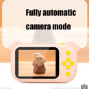 2.4 inch Screen 1080P High-definition Shatter-resistant Ultra-thin Children Camera HD Photo and Video, Style:No Memory Card(Sky Blue)