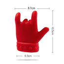 2 PCS Kitchen Silicone Pot Lid Raising Gadget Finger Shaped Pot Lid Spill-proof Raising Spoon Rack