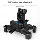 Electric Bicycle Mobile Phone Holder Can Be Rotated 360-degree Mobile Phone Holder Four-way Adjustment Bracket for Motorcycle, Style:Handlebars(Red)