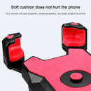 Electric Bicycle Mobile Phone Holder Can Be Rotated 360-degree Mobile Phone Holder Four-way Adjustment Bracket for Motorcycle, Style:Handlebars(Yellow)