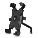 Electric Bicycle Mobile Phone Holder Can Be Rotated 360-degree Mobile Phone Holder Four-way Adjustment Bracket for Motorcycle, Style:Rearview Mirrors(Black)