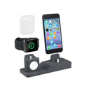 Mobile Phone Charging Stand for iPhone / Apple Whtch 5 / AirPods Pro(Black)