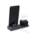 Mobile Phone Charging Stand for iPhone / Apple Whtch 5 / AirPods Pro(White)