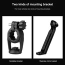 Mountain Bike Card Holder Touch Screen Mobile Phone Holder Motorcycle Electric Vehicle Waterproof Navigation Bracket Shade Mobile Phone Holder, Style:Handlebars(Blue)