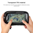 Mountain Bike Card Holder Touch Screen Mobile Phone Holder Motorcycle Electric Vehicle Waterproof Navigation Bracket Shade Mobile Phone Holder, Style:Rearview Mirrors(Blue)