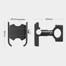 Bicycle Mobile Phone Holder Motorcycle Electric Car Navigation Mobile Phone Holder, Style:Handlebars(Black)