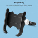 Bicycle Mobile Phone Holder Motorcycle Electric Car Navigation Mobile Phone Holder, Style:Handlebars(Silver)