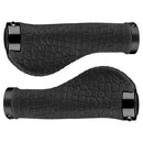 1 Pair Bicycle Solar Rubber Grip Cover Bicycle Mountain Riding Equipment(Black)