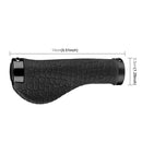 1 Pair Bicycle Solar Rubber Grip Cover Bicycle Mountain Riding Equipment(Black)