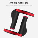1 Pair Bicycle Solar Rubber Grip Cover Bicycle Mountain Riding Equipment(Black)