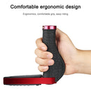1 Pair Bicycle Solar Rubber Grip Cover Bicycle Mountain Riding Equipment(Black)