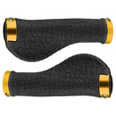 1 Pair Bicycle Solar Rubber Grip Cover Bicycle Mountain Riding Equipment(Gold)