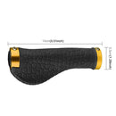 1 Pair Bicycle Solar Rubber Grip Cover Bicycle Mountain Riding Equipment(Gold)