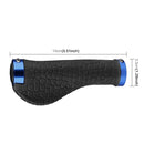 1 Pair Bicycle Solar Rubber Grip Cover Bicycle Mountain Riding Equipment(Blue)