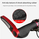 1 Pair Bicycle Solar Rubber Grip Cover Bicycle Mountain Riding Equipment(Blue)