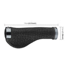 1 Pair Bicycle Solar Rubber Grip Cover Bicycle Mountain Riding Equipment(Titanium)
