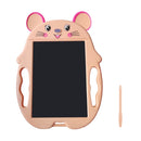 9 inch Children Cartoon Handwriting Board LCD Electronic Writing Board, Specification:Monochrome Screen(Cute Mouse Pink)
