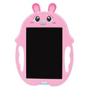 9 inch Children Cartoon Handwriting Board LCD Electronic Writing Board, Specification:Monochrome Screen(Pink Rabbit)