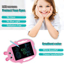 9 inch Children Cartoon Handwriting Board LCD Electronic Writing Board, Specification:Monochrome Screen(Pink Rabbit)