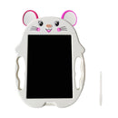 9 inch Children Cartoon Handwriting Board LCD Electronic Writing Board, Specification:Color Screen(Cute Mouse White)